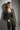 Atkı ve Broş Detaylı Bol Kesim Yeşil Triko Blazer Ceket - Join Us