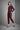 Beli Kordonlu Cepli Bordo Triko Pantolon - Join Us