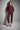 Beli Kordonlu Cepli Bordo Triko Pantolon - Join Us