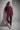 Beli Kordonlu Cepli Bordo Triko Pantolon - Join Us