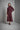 Beli Lastikli Kloş Midi Bordo Triko Etek - Join Us