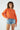 Sırt Detaylı Geometrik Turuncu Triko Kazak