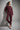 Beli Kordonlu Cepli Bordo Triko Pantolon - Join Us
