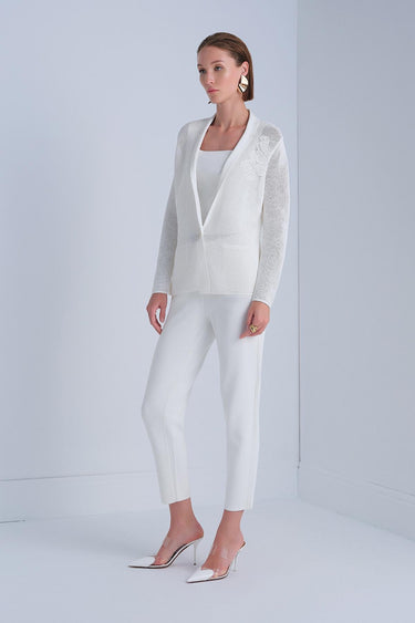 Beli Kordonlu Cepli Ekru Pantolon - Join Us