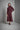 Beli Lastikli Kloş Midi Bordo Triko Etek - Join Us