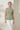 Bisiklet Yaka Peplum Yeşil Bluz - Join Us