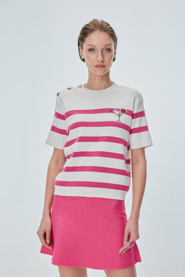 Kloş Mini Pembe Etek