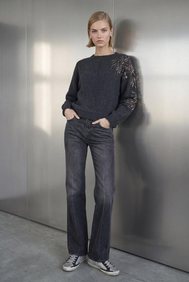 Yüksek Bel Wide Leg Gri Jean - Join Us